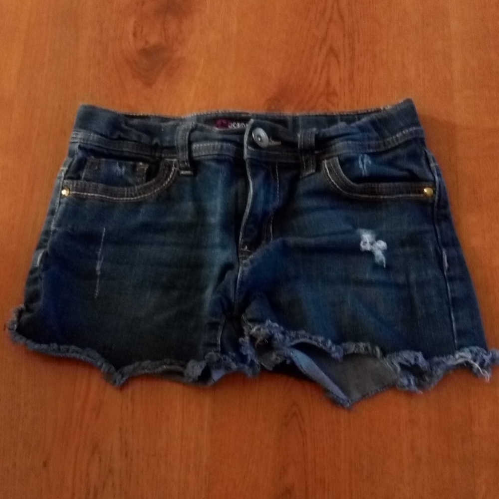 Kid party jean shorts